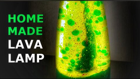 Homemade Lava Lamp Science Experiment / Easy Lava Lamp with Oil and Water
