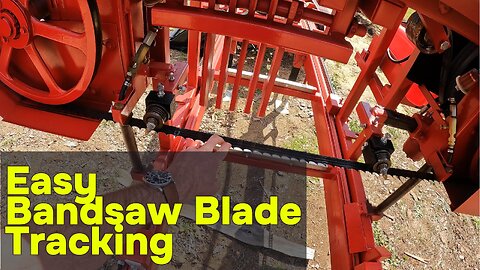 Easy Bandsaw Blade Tracking for Any Portable Sawmill | Quick Adjustment Tips from Cooks Saw