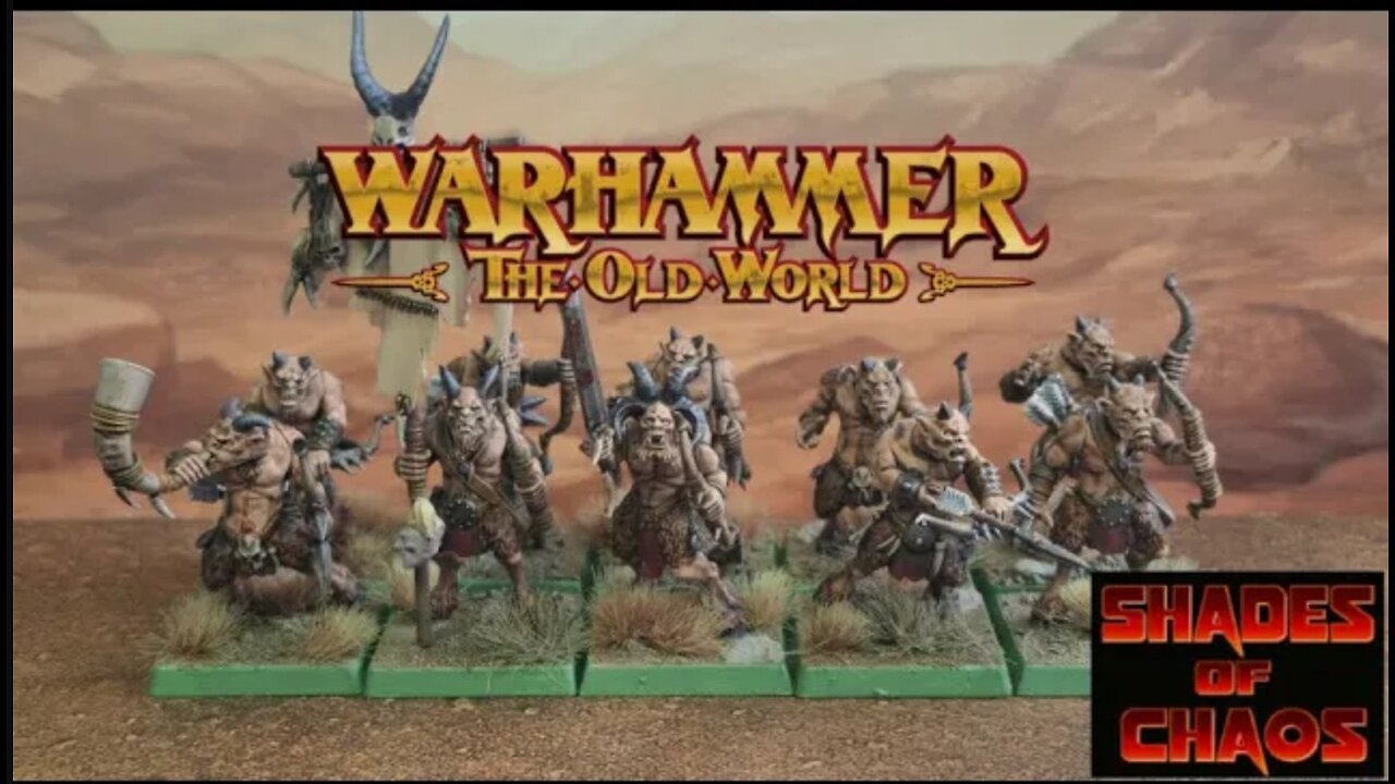 WARHAMMER THE OLD WORLD SPEED PAINT UNGORS