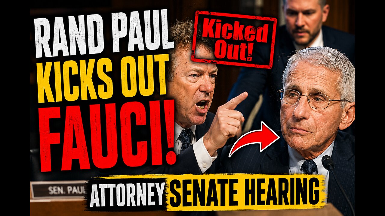 Sen. Rand Paul Removes Dr. Anthony Fauci’s Attorney During Heated Senate Hearing