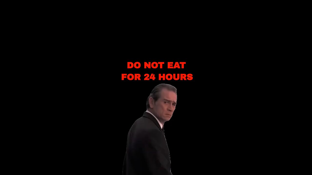 Fast for 24 hours!