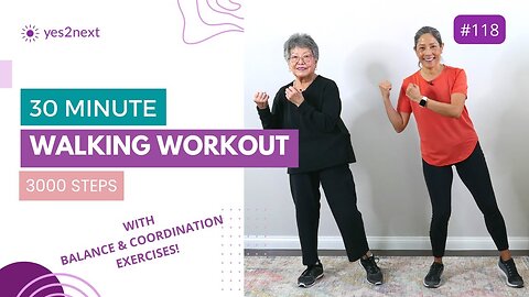 30 Minute Walking Workout for Beginners, Seniors Low Impact Walking