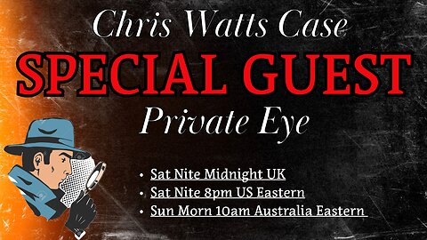 CHRIS WATTS - Private Eye brings his Wisdom to the Table