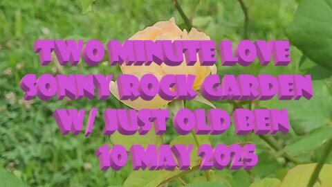 Two Minute Love Sonny Rock Garden 10 May 2025