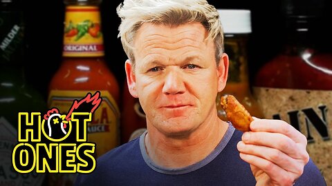Gordon Ramsay Savagely Destroys Spicy Wings Challenge | Hot Ones Style Interview🔥