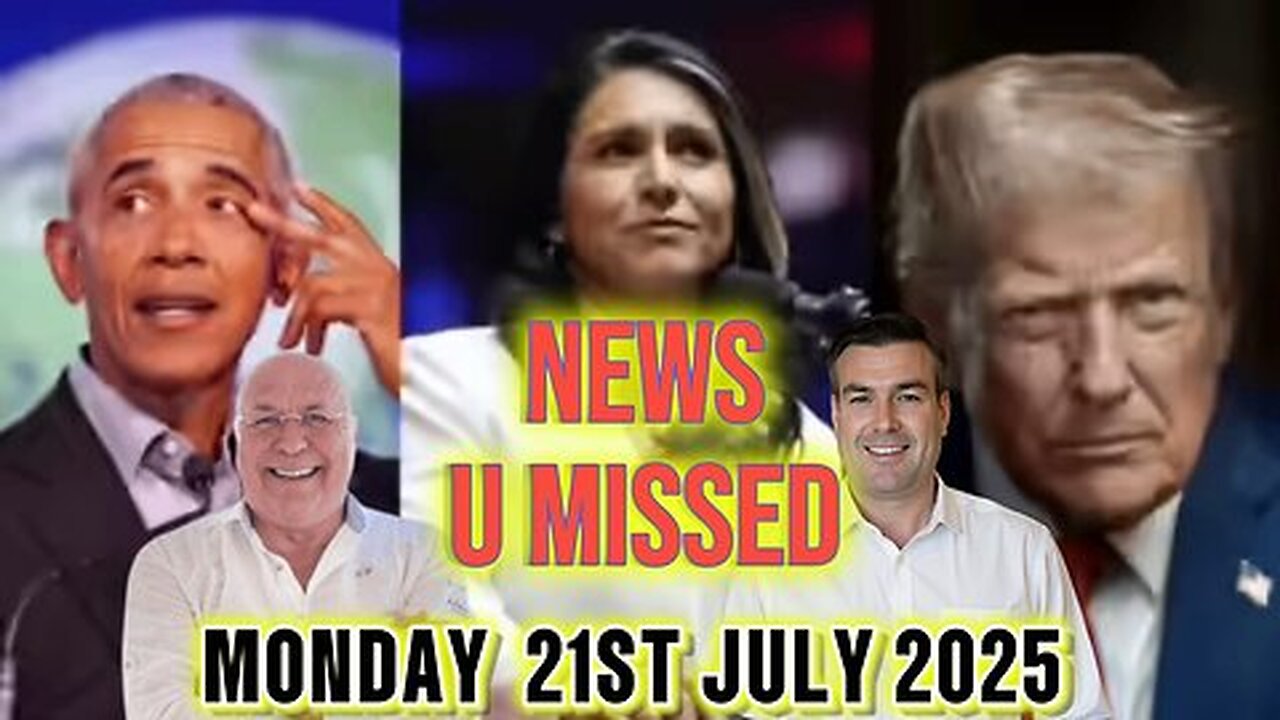 CHARLIE WARD DAILY NEWS WITH CHARLIE WARD, PAUL BROOKER & LEMBIT OPIK MONDAY 21ST JULY 2025