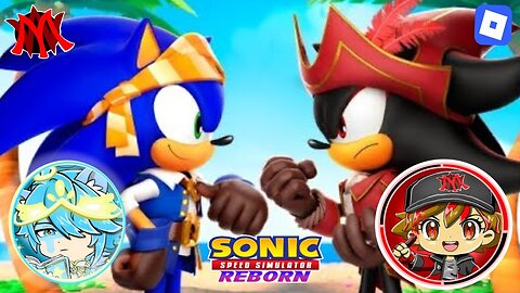Captain Shadow Vs Pirate Sonic EVENT! Red Vs Blue in Roblox Sonic Speed Simulator!