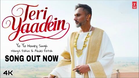 Teri Yaadein Song (Official Video): Yo Yo Honey Singh || GLORY || Nargis Fakiri || Grini