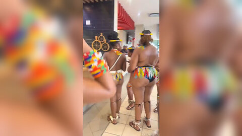 Wakanda Women Go Shopping - boobs alert