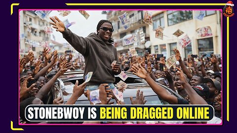 Ghanaian's bore as Stonebowy was seeing throwing money to fans at chiraa