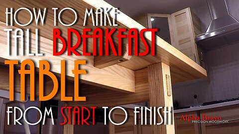 How To Make a Tall Breakfast Table