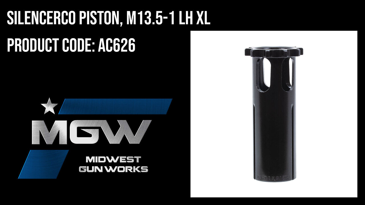 SilencerCo Piston, M13.5-1 LH XL - AC626