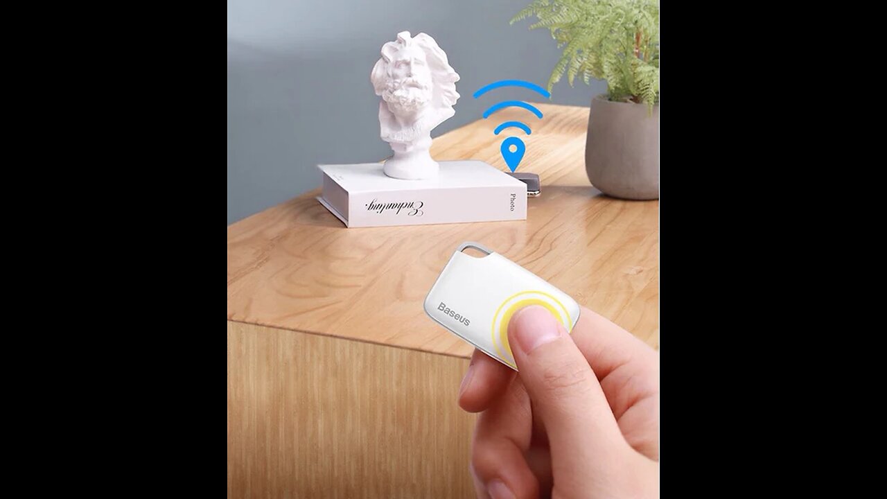 Ultra-thin Card-shaped Smart Bluetooth Anti-lost Alarm with Real-time Monitoring, Two-way Alarm