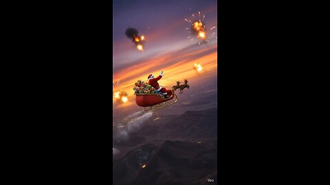 Santa over Middle East