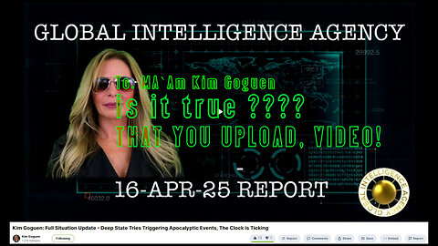 Kim Goguen- Full Situation Update - Deep State Tries Triggering Apocalyptic Events