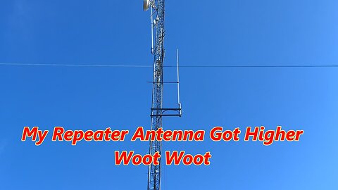 Ham Radio Repeater Antenna- 50' up to 130'!