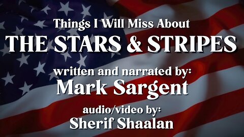 2020 Things I will miss about the Stars & Stripes ✅