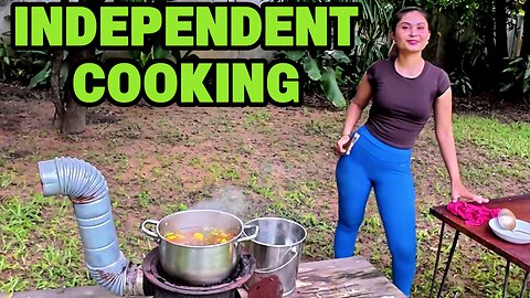 No McDonald, No KFC. Only freedom outdoor cooking