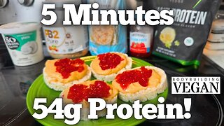 50g Protein PB&J Rice Cakes in 5 Minutes! Better Than Sex?
