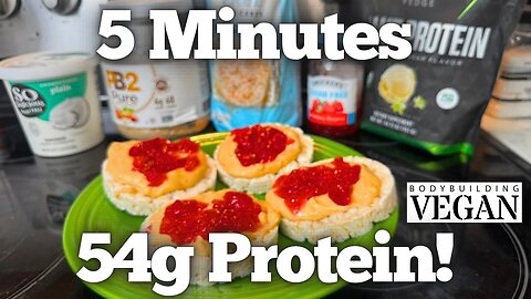 50g Protein PB&J Rice Cakes in 5 Minutes! Better Than Sex?