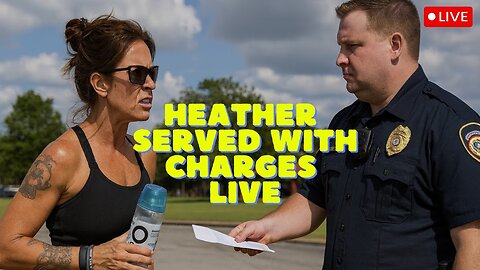 Heather Get's Served A Criminal Summons Live