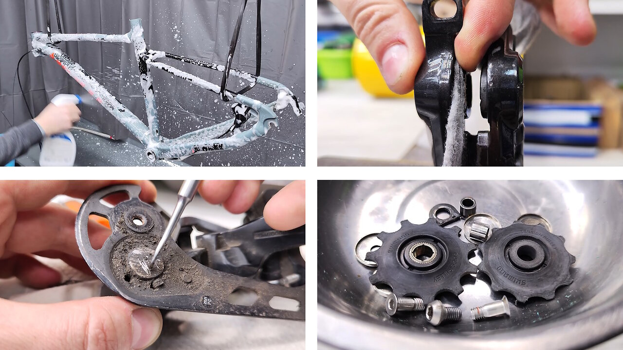 How to wash your bicycle. Part №5. Cleaning bike disc brakes and derailleur