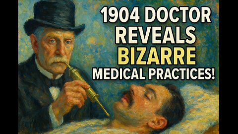 1904 Doctor Reveals Bizarre Medical Practices