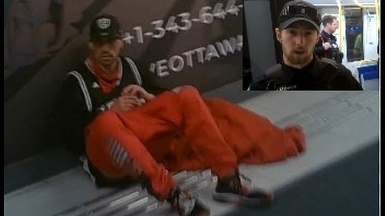 Ottawa Police and Special Constables Allow Protected Drug Runner to Openly Smoke Crack at Station