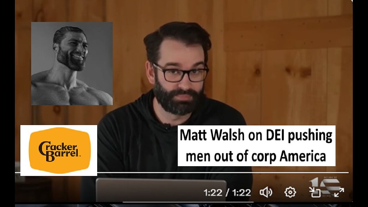 Matt Walsh on men being pushed out of Corp America
