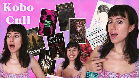 read it or delete it | spring cleaning my kobo | horror, fantasy, nonfic
