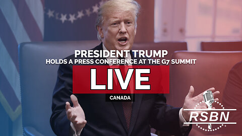 LIVE: President Trump Holds a Press Conference at the G7 Summit - 6/17/25