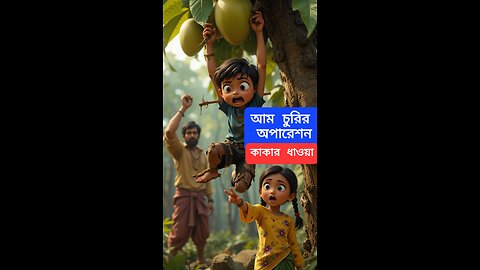 আম চুরির অপারেশন | Funny Bangla Village Animation | Mango Heist Short Film 2025