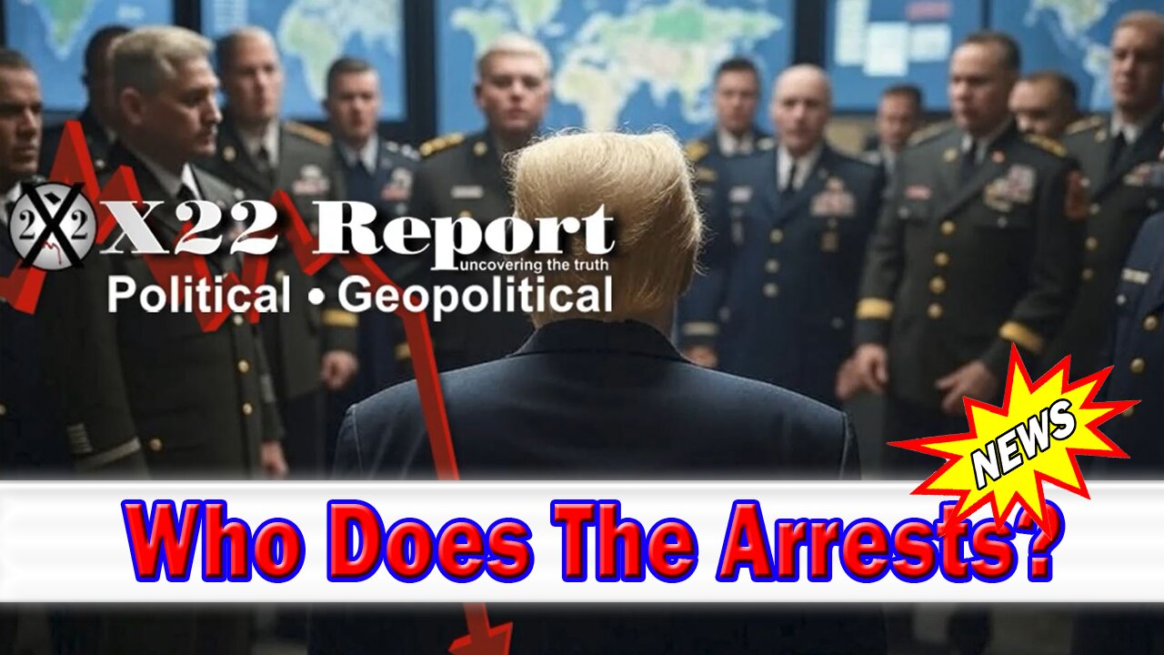 X22 Dave Report- [DS] Child Trafficking Network Is Being Dismantled, First Arrest Confirms Direction