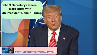 NATO Secretary General with US President Donald Trump - June 25, 2025