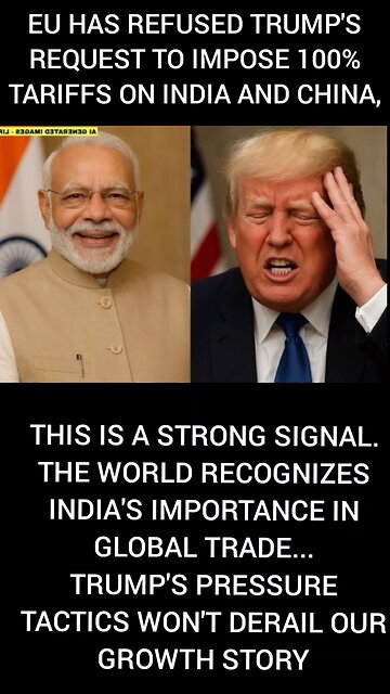 THE WORLD RECOGNIZES INDIA'S IMPORTANCE IN GLOBAL TRADE...