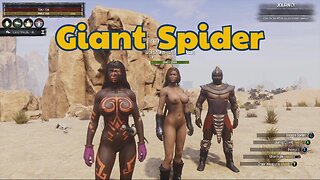 Conan Exiles beginners guide Giant Spider gossamer silk busty boobs Breast expansion