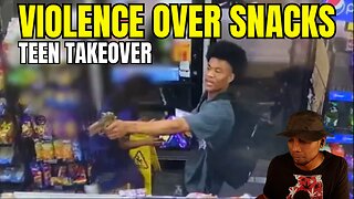 TEEN TAKEOVER Crime Wave: Gas Station Ransacking & Shooting Over $1 Snack