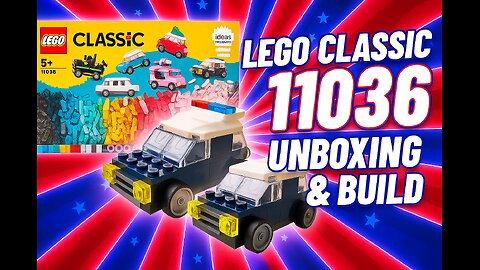 LEGO Classic 11036 🚔💥 Crazy Police Car Build That WOWs! 😱✨