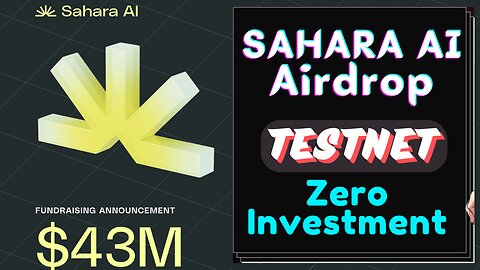 👻 Sahara AI Airdrop Full Guide Free to Join with Raised $43 Million || by Perfect Player