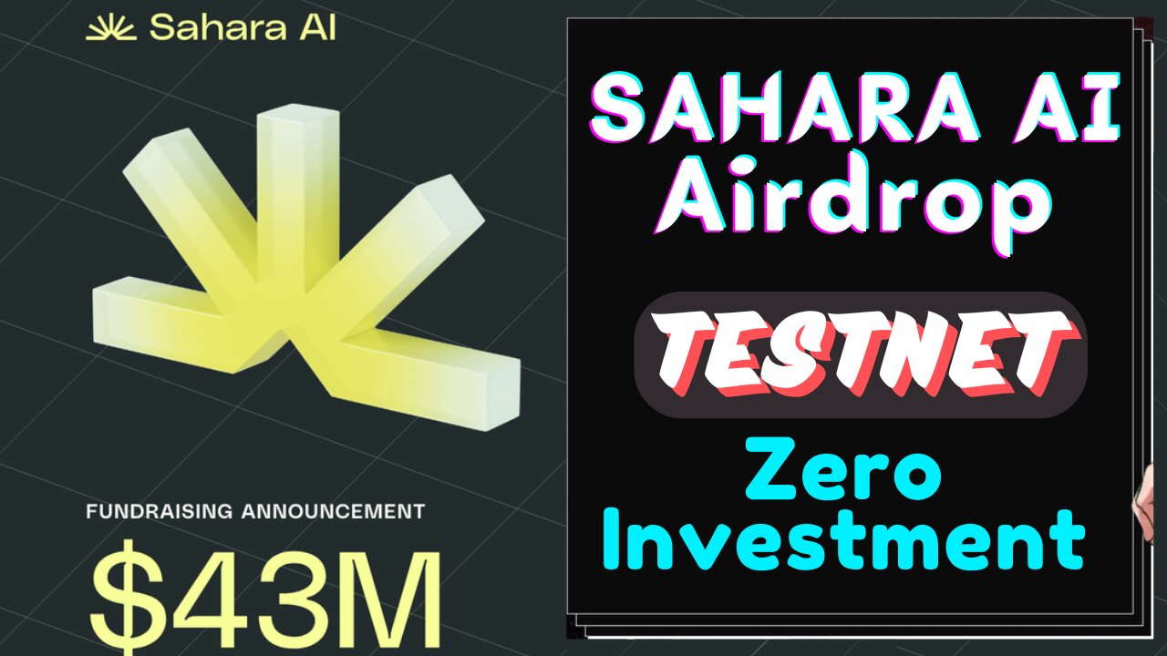 👻 Sahara AI Airdrop Full Guide Free to Join with Raised $43 Million || by Perfect Player