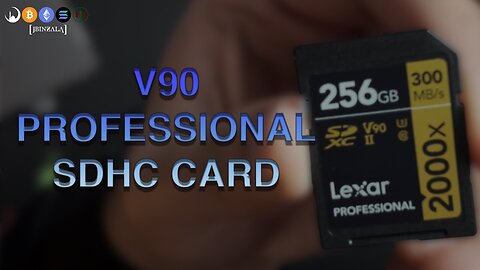 UNBOXING THE LEXAR PROFESSIONAL 256GB SDHC UHS-II V90 CARD