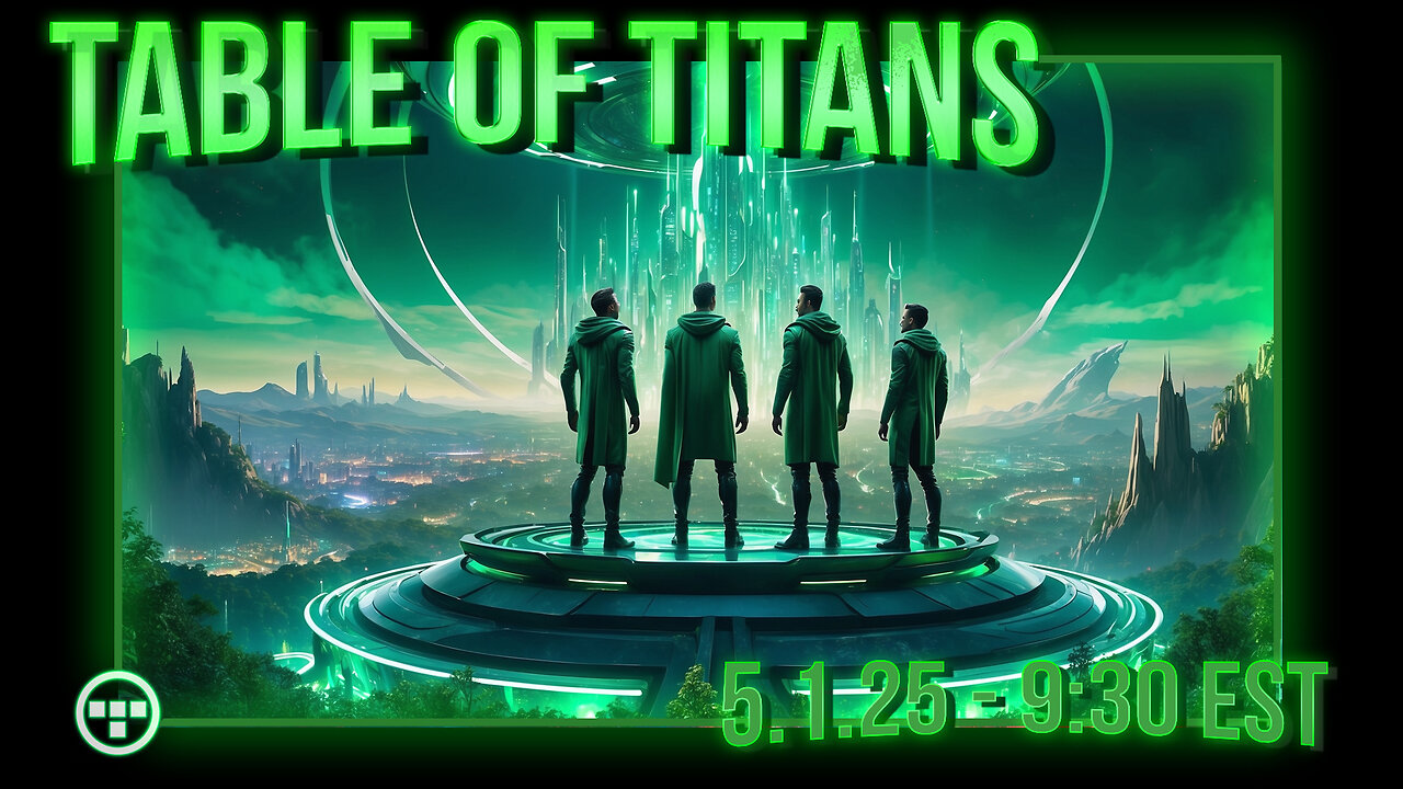🔴LIVE - 9:30 EST -5.1.25 - Table of Titans🔴