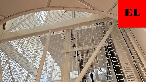 Anti-Scenic Caged Montgomery Kone MX Hydraulic Elevator - Old Roswell Rd Pro Center (Alpharetta, GA)