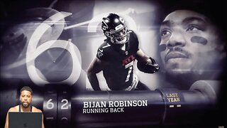 CHANNELADRIANTV Reacts | NFL Top 100 Players Of The 2024 2025 Season #62|RB Bijan Robinson