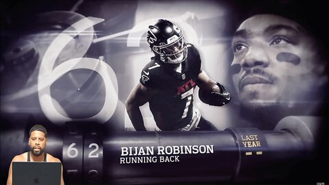 CHANNELADRIANTV Reacts | NFL Top 100 Players Of The 2024 2025 Season #62|RB Bijan Robinson