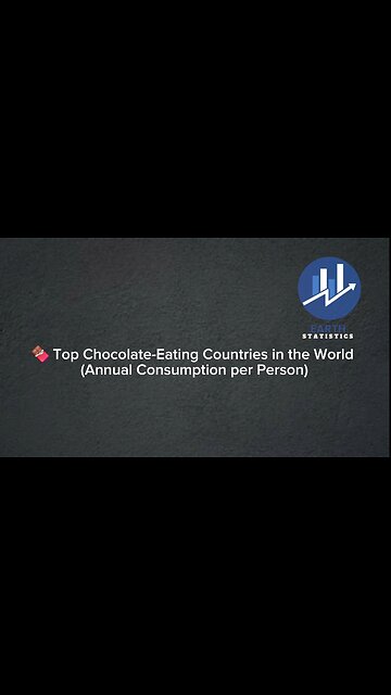 Top Chocolate-Eating Countries in the World (Annual Consumption per Person)...