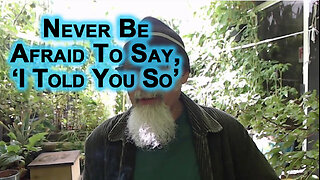 Never Be Afraid To Say, I Told You So, It’s Your Weapon for Next Time Red Rats Want To Persecute You