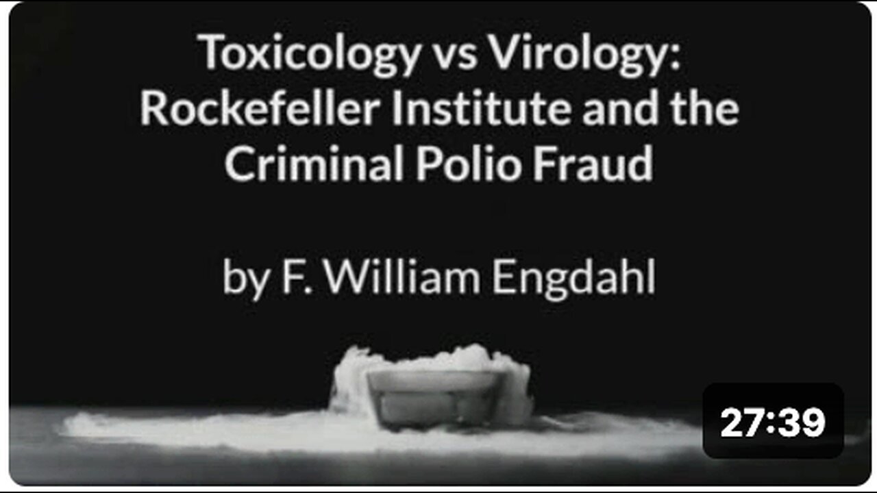 "Sam Bailey: 'Toxicology vs Virology' - Uncovering Polio Fraud at Rockefeller Institute"