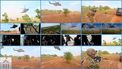 Flintlock 24: Italian, Tunisian, Libyan Armies in Action with Helicopter
