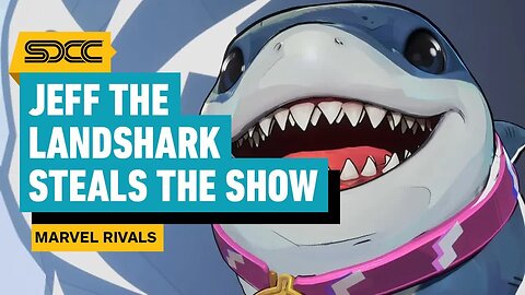 Jeff the Landshark Steals the Show in Marvel Rivals _ Comic Con 2024